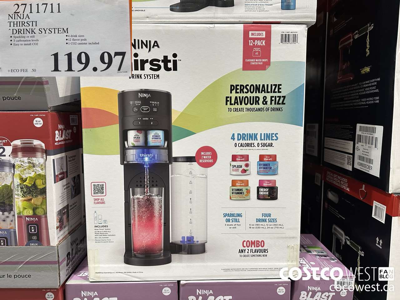 2711711 NINJA THIRSTI DRINK SYSTEM $119.97