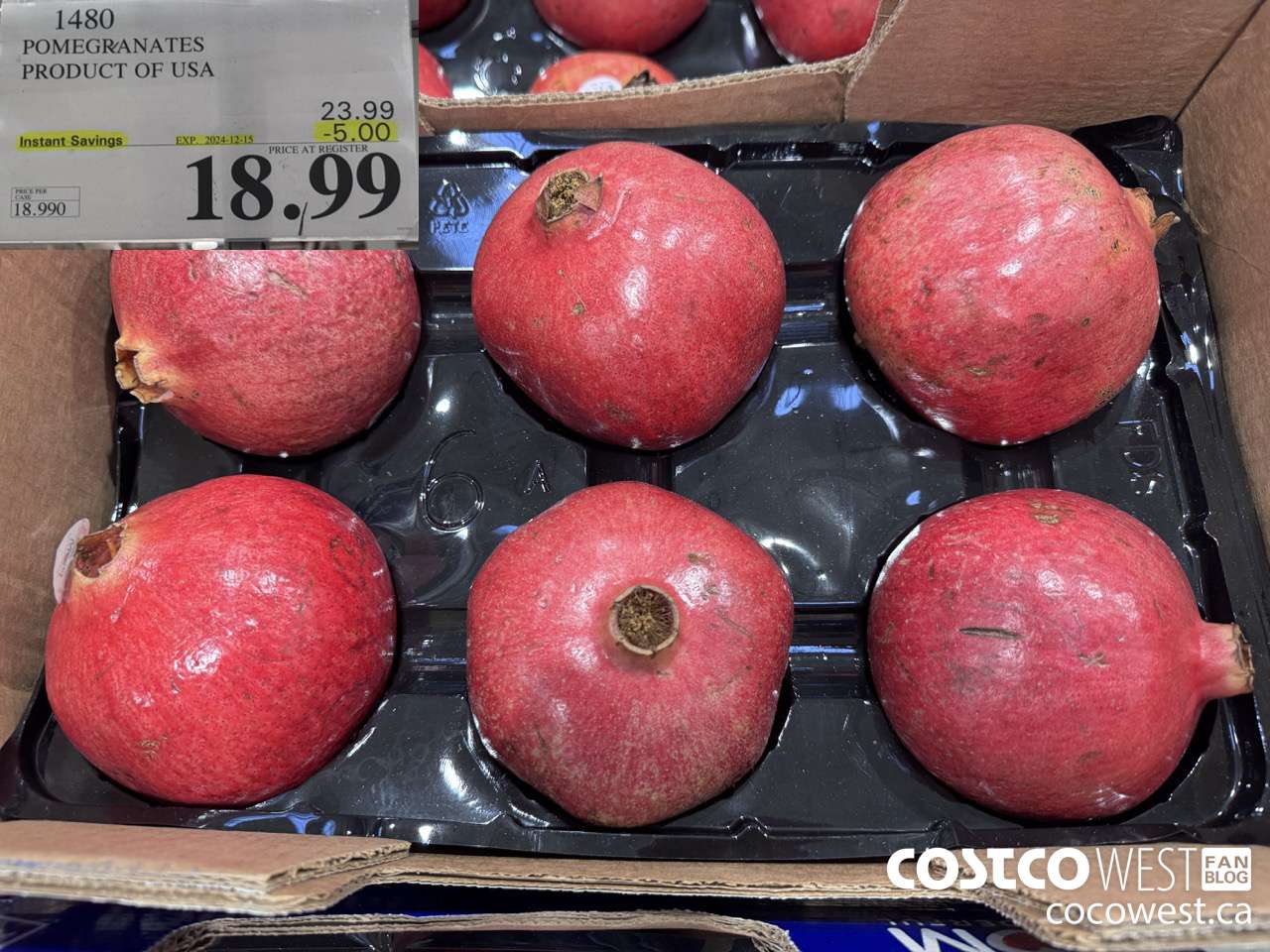 1480 POMEGRANATES PRODUCT OF USA ($5.00 INSTANT SAVINGS EXPIRES ON 2024-12-15) $18.99