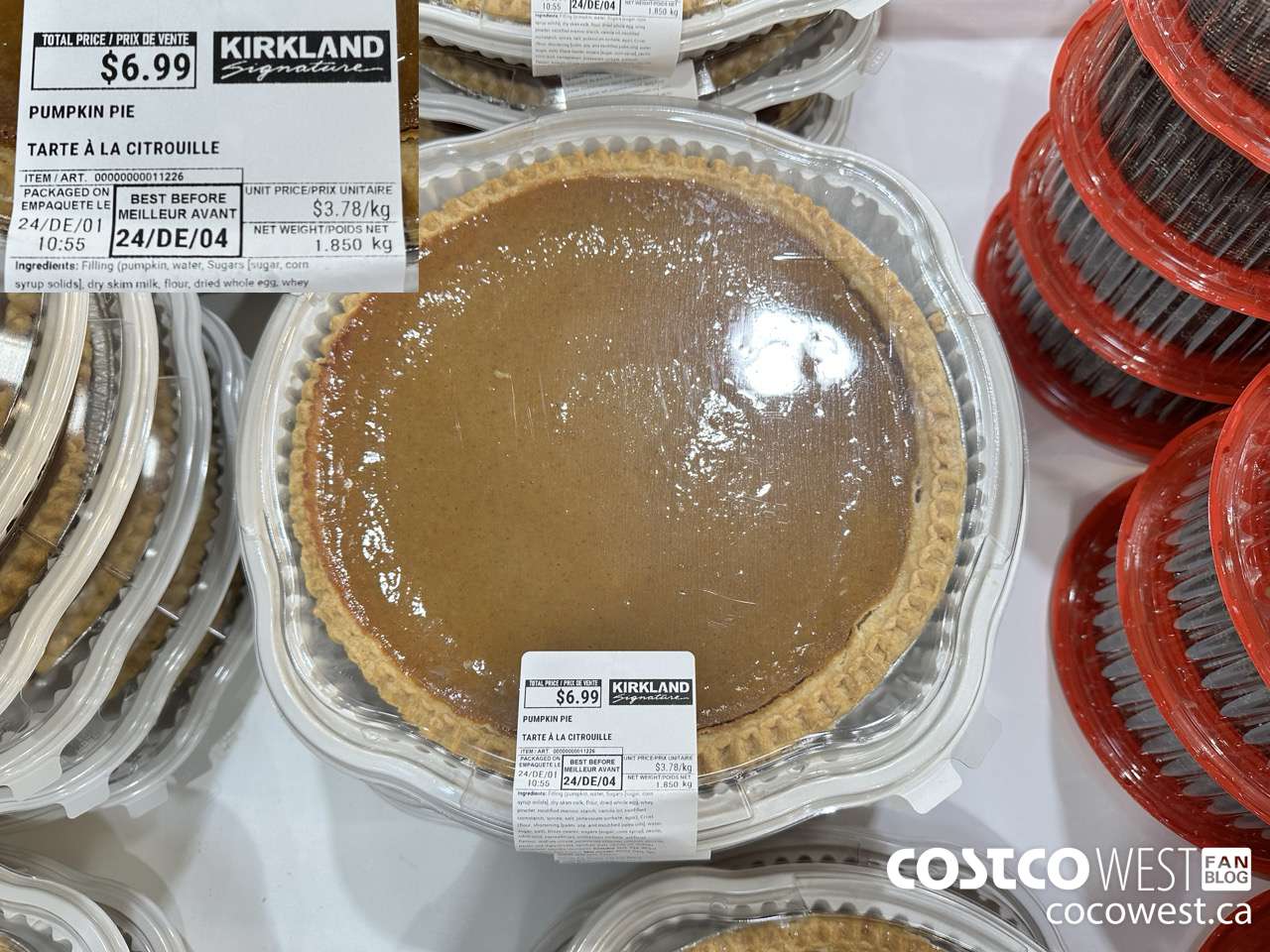 11226 PUMPKIN PIE $6.99