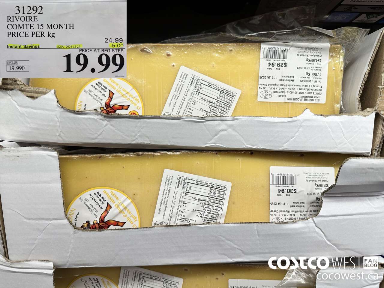 31292 RIVOIRE COMTE 16 MONTH 1KG ($5.00 INSTANT SAVINGS EXPIRES ON 2024-12-29) $19.99
