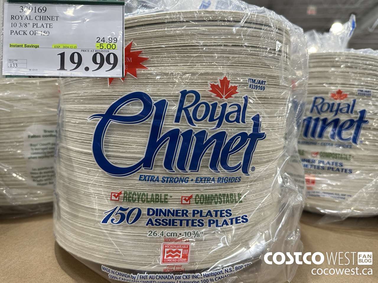 339169 ROYAL CHINET 10 3/8