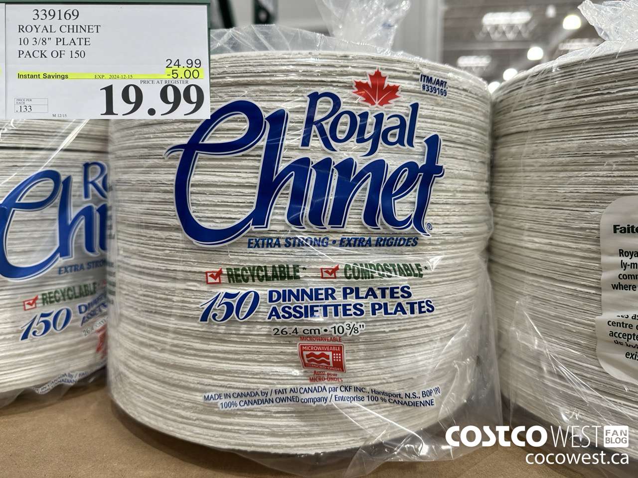 339169 ROYAL CHINET 10 3/8