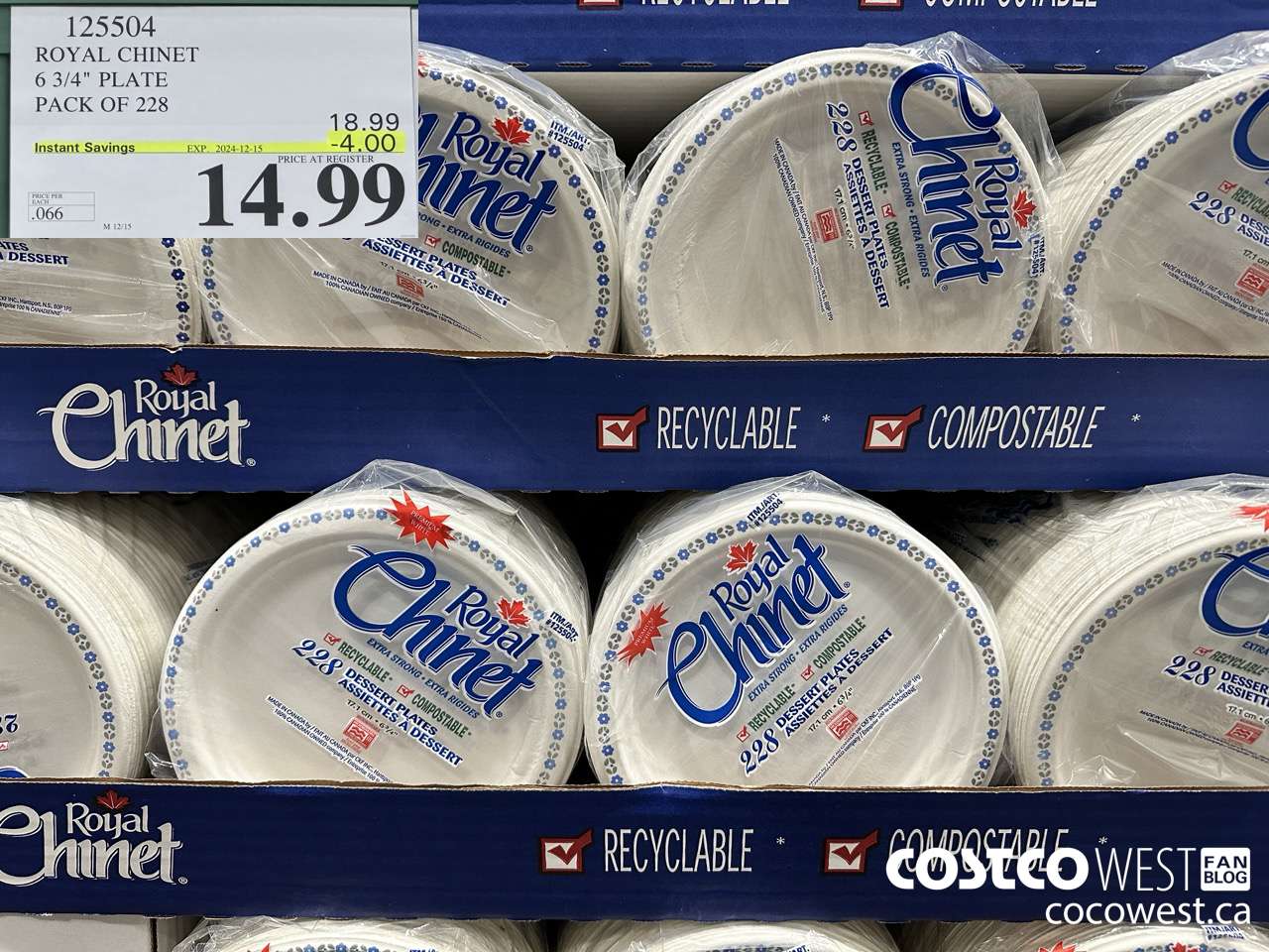 125504 ROYAL CHINET 6 3/4