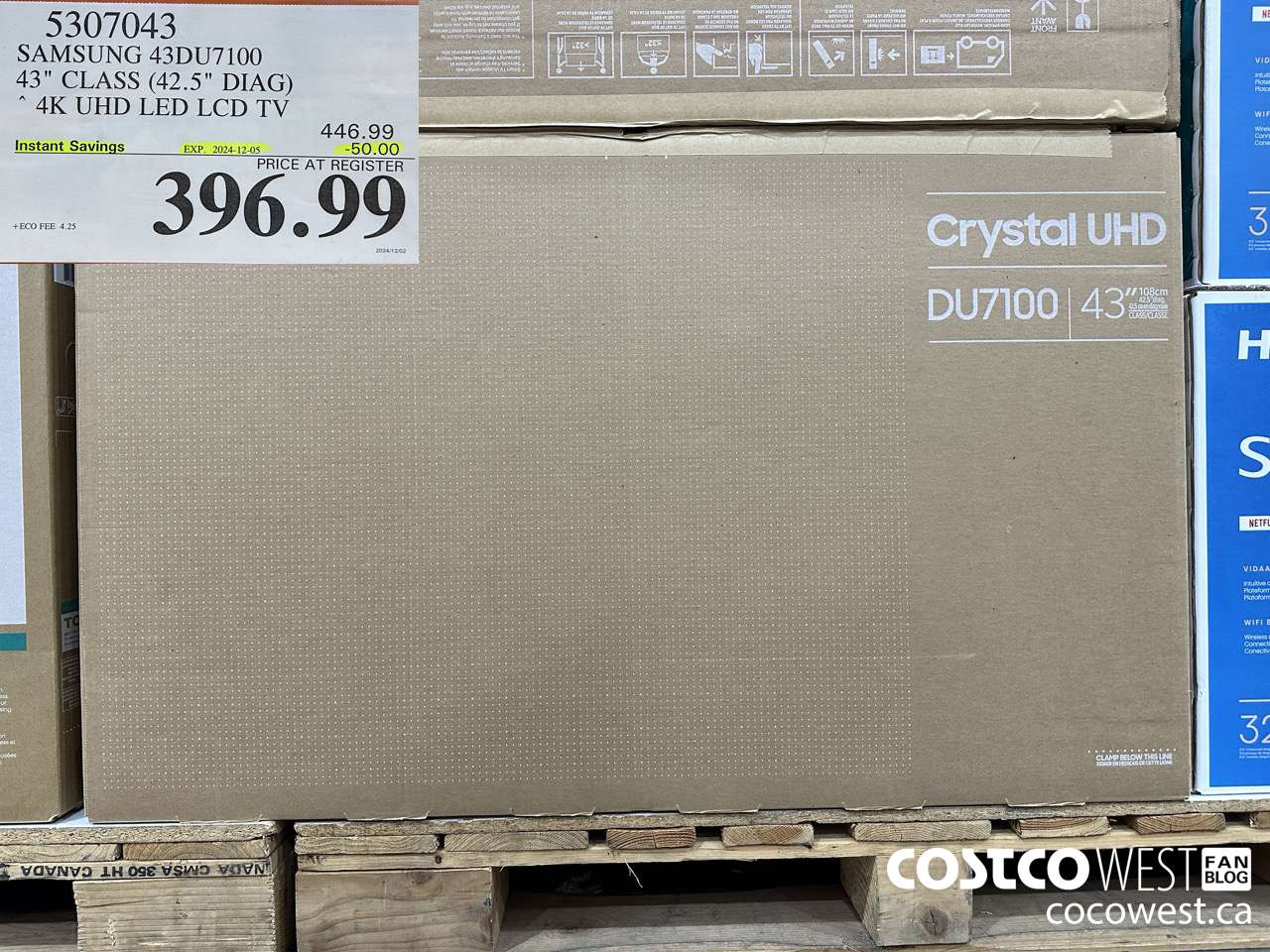 5307043 SAMSUNG 43DU7100 43