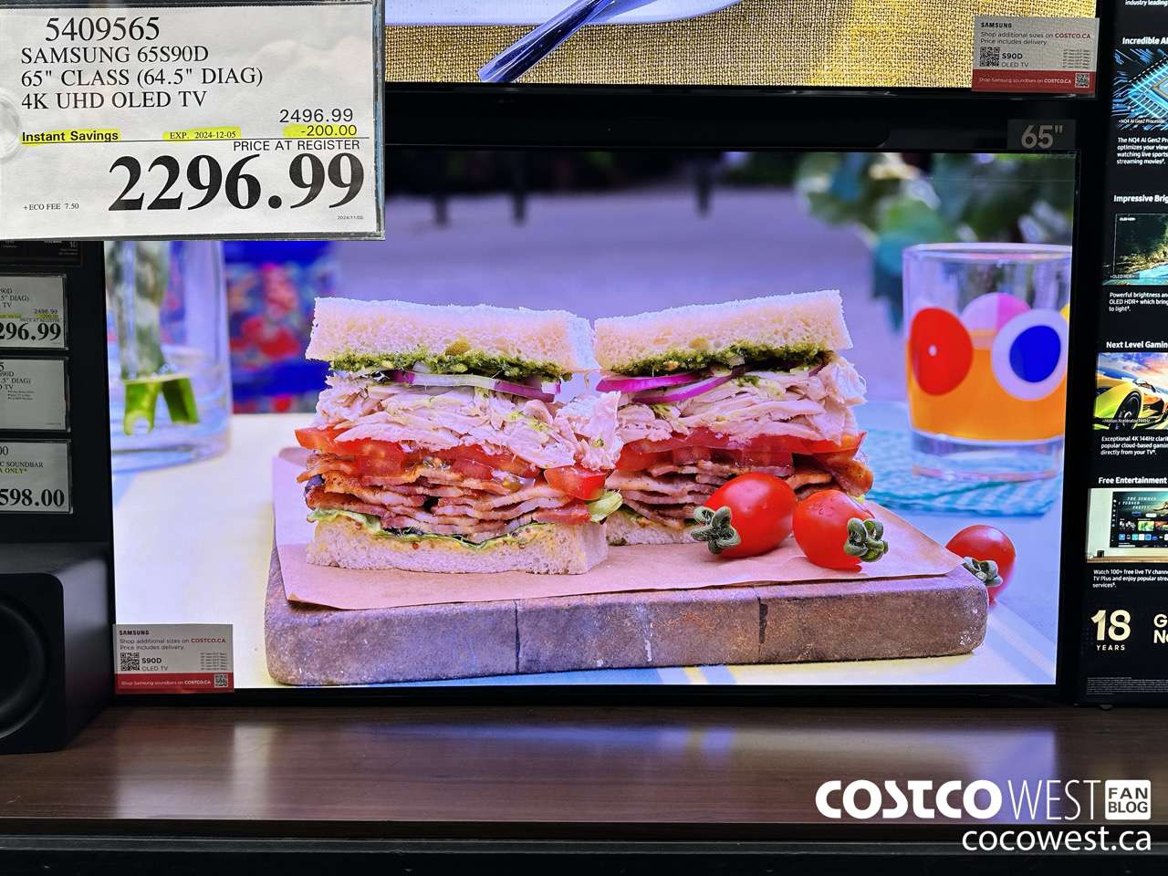 5409565 SAMSUNG 65S90D 65