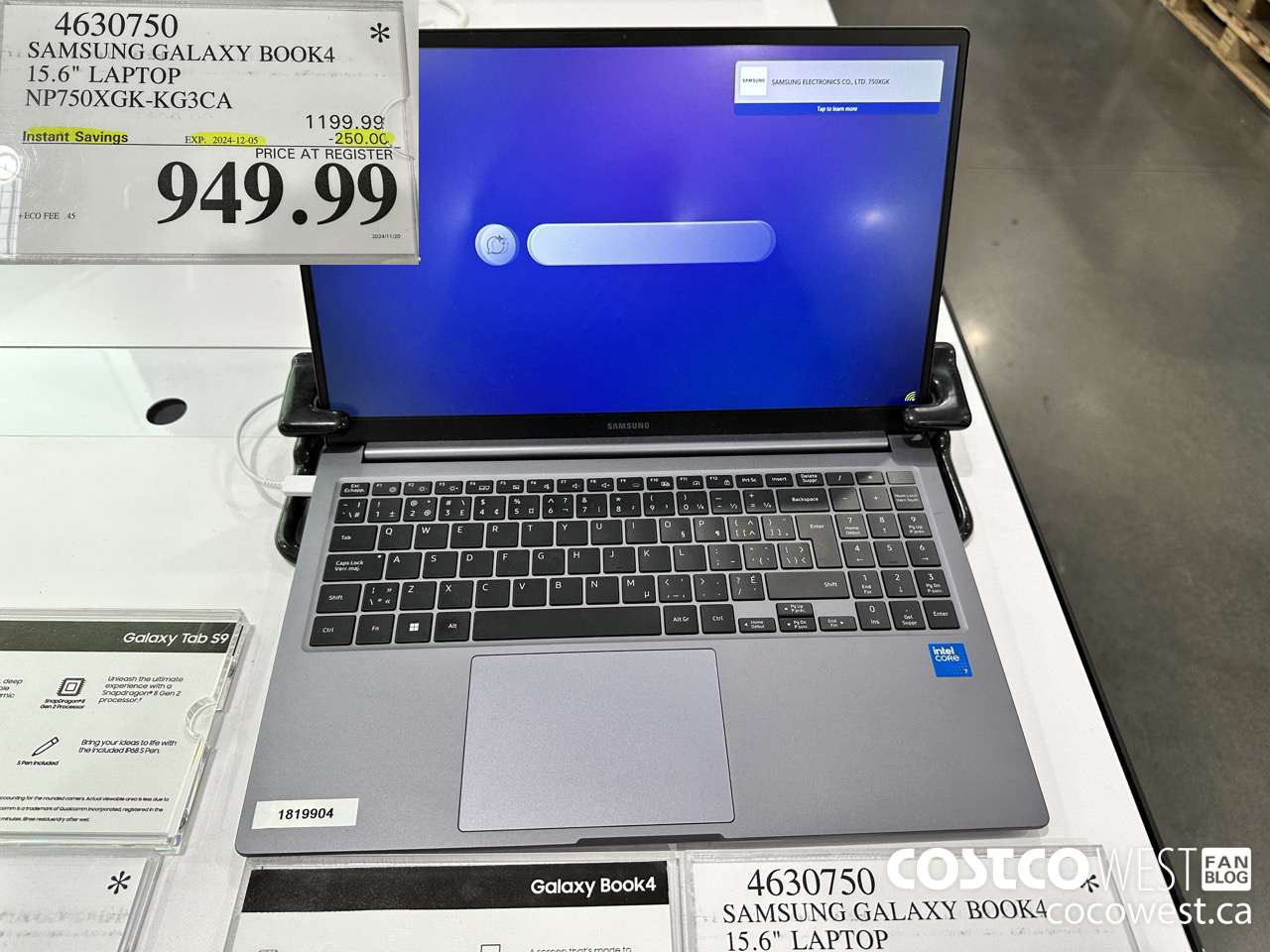 4630750 SAMSUNG GALAXY BOOK4 15.6