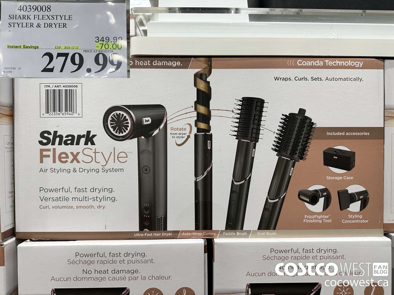 4039008 SHARK FLEXSTYLE STYLER & DRYER ($70.00 INSTANT SAVINGS EXPIRES ON 2024-12-22) $279.99