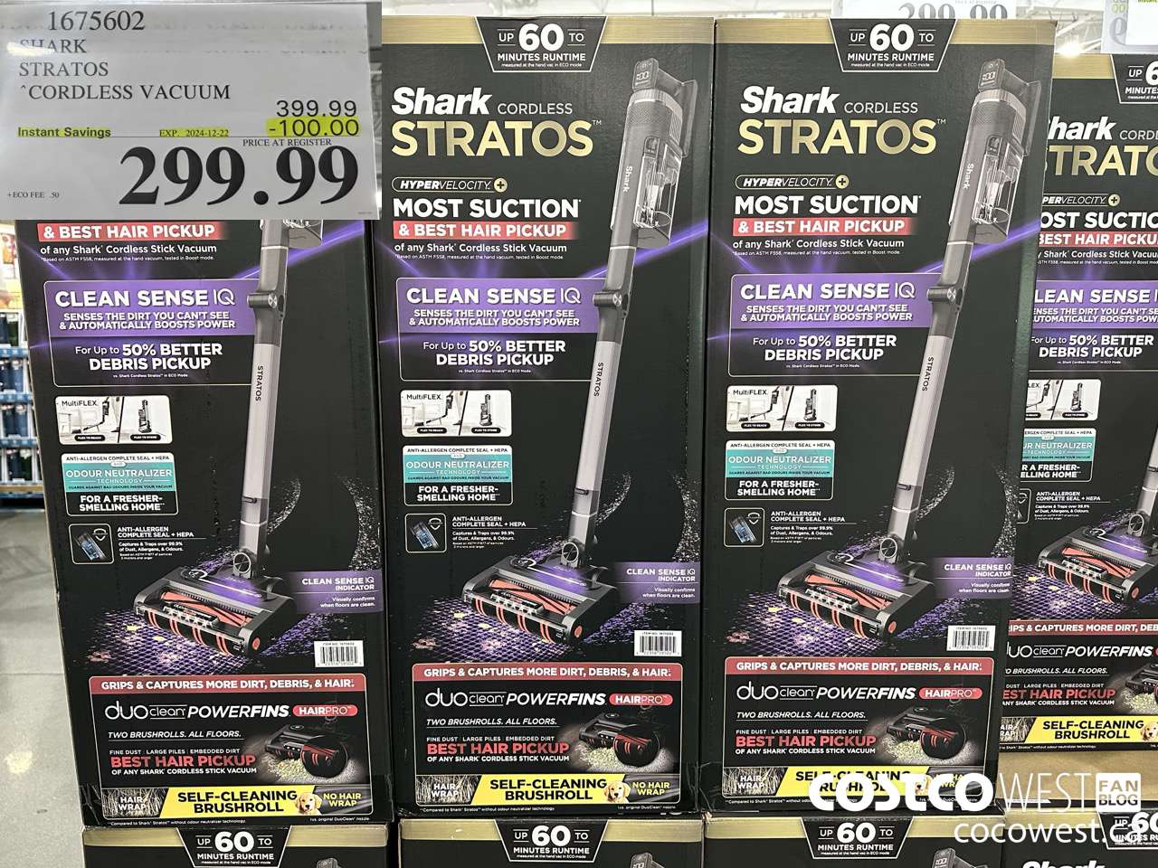 1675602 SHARK STRATOS CORDLESS STICK VACUUM ($100.00 INSTANT SAVINGS EXPIRES ON 2024-12-22) $299.99
