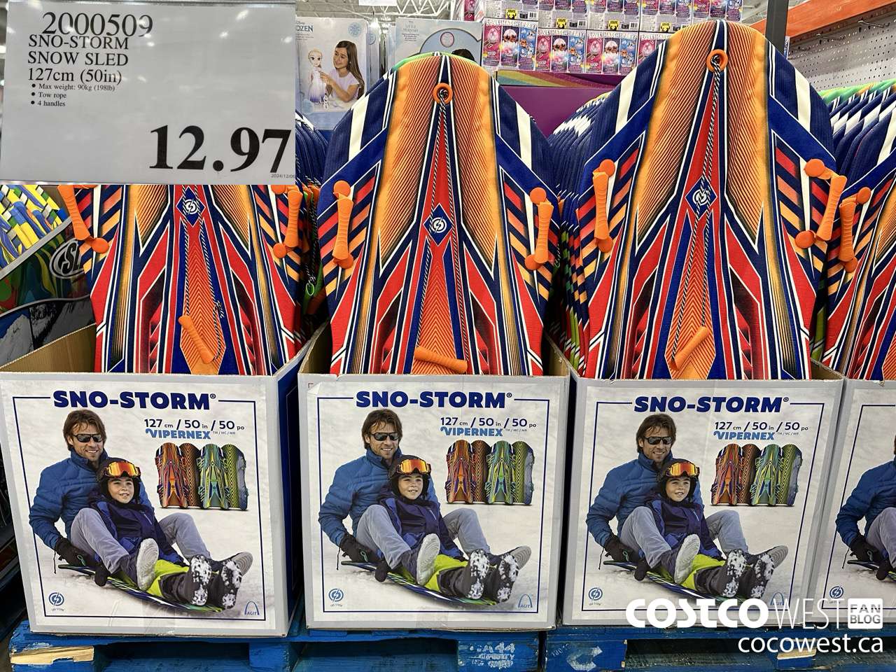 2000509 SNO STORM SNOW SLED 127 CM (50 IN) $12.97