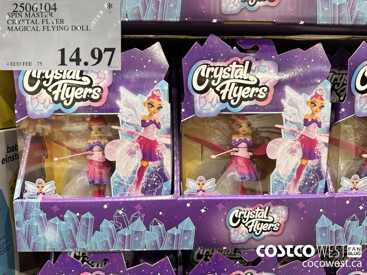 2506104 SPIN MASTER CRYSTAL FLYER MAGICAL FLYING DOLL $14.97