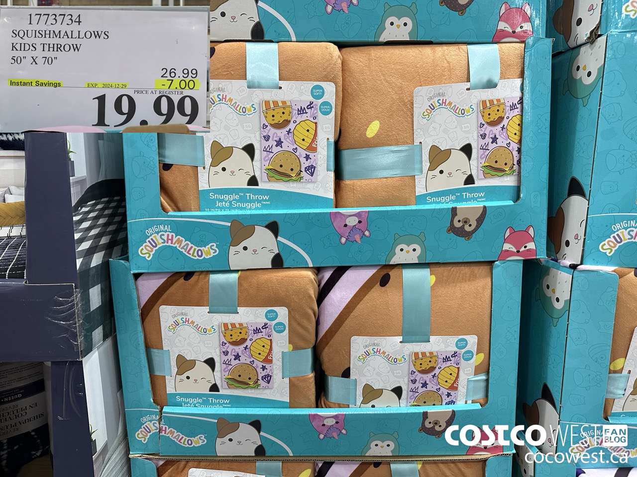 1773734 SQUISHMALLOWS KIDS THROW 50