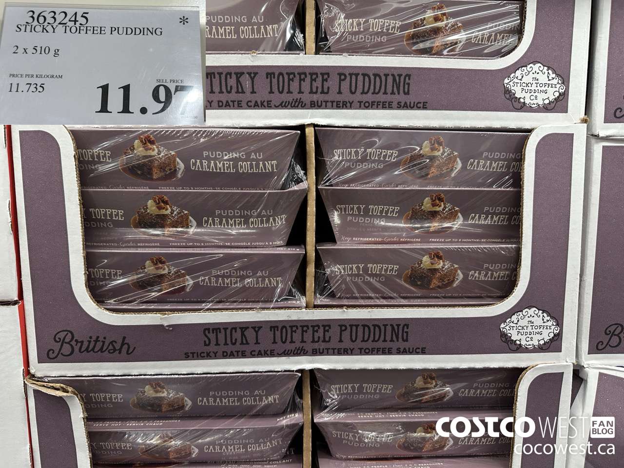 363245 STICKY TOFFEE PUDDING 2 X 510 G $11.97