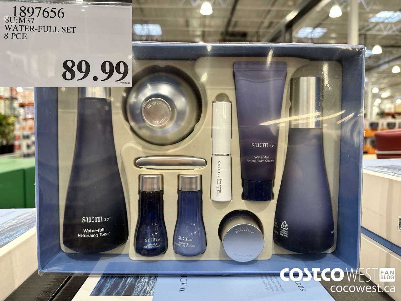 1897656 SU:M37 WATER-FULL SET 8 PCE $89.99