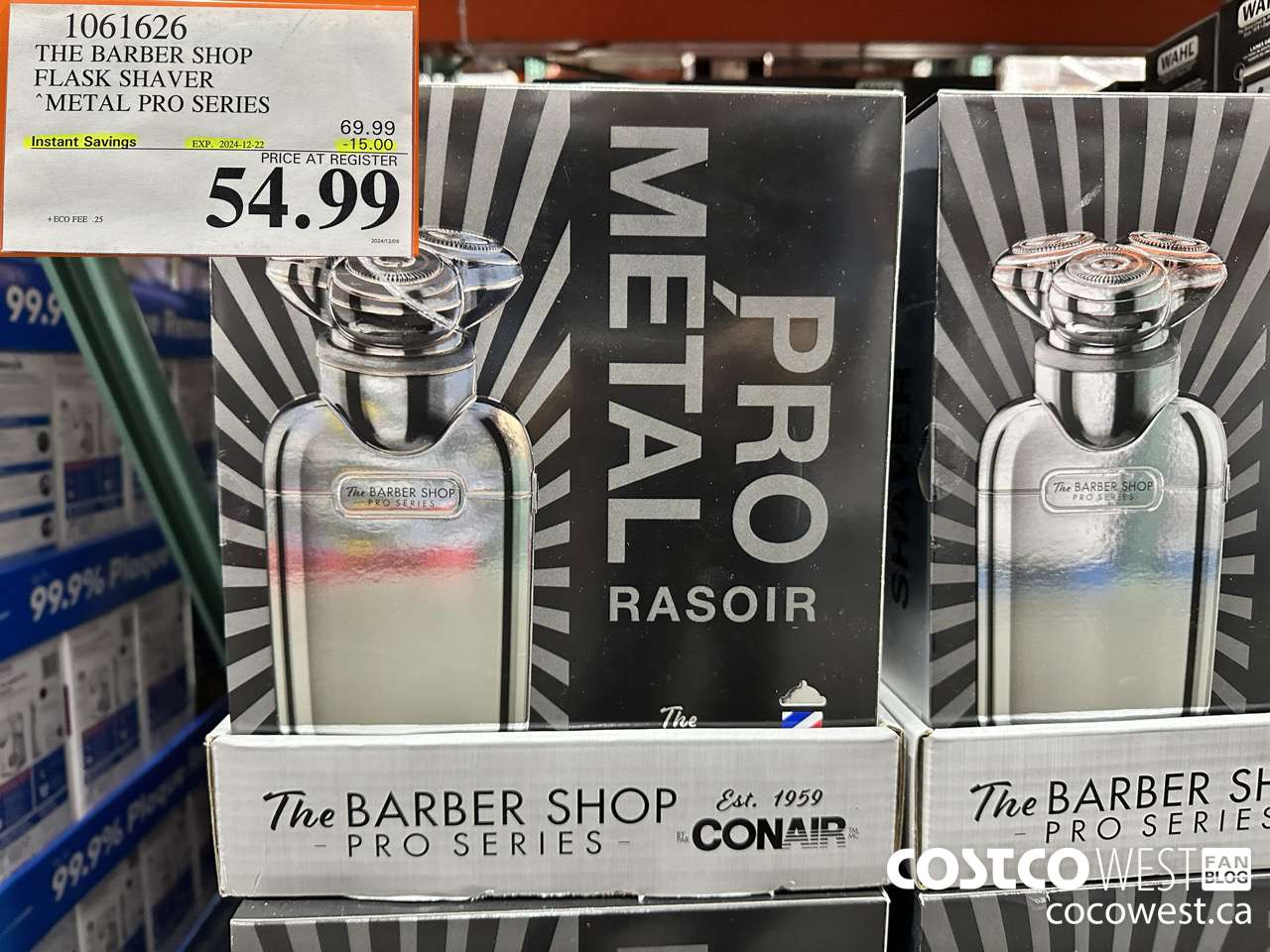 1061626 THE BARBER SHOP FLASK SHAVER METAL PRO SERIES ($15.00 INSTANT SAVINGS EXPIRES ON 2024-12-22) $54.99