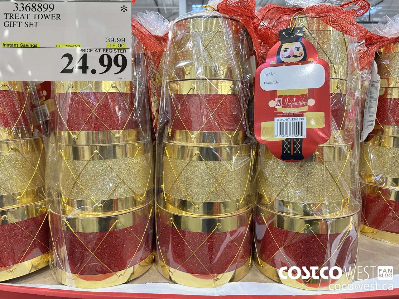 3368899 TREAT TOWER GIFT SET ($15.00 INSTANT SAVINGS EXPIRES ON 2024-12-24) $24.99