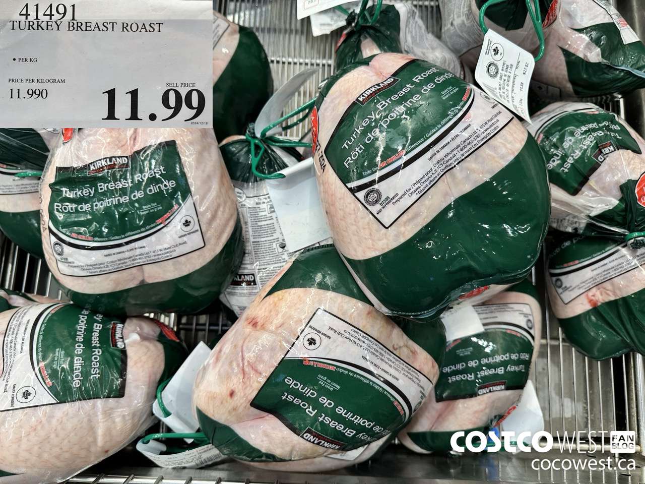41491 TURKEY BREAST ROAST $11.99