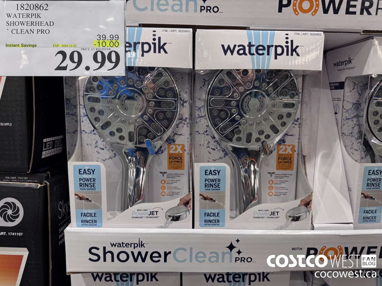1820862 WATERPIK SHOWERHEAD CLEAN PRO ($10.00 INSTANT SAVINGS EXPIRES ON 2024-12-22) $29.99