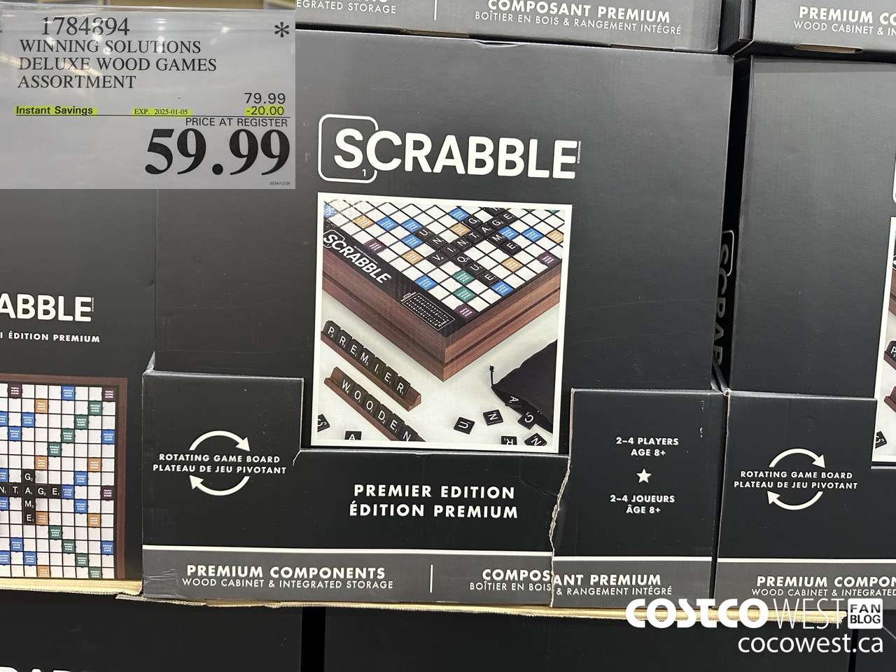 1784894 WINNING SOLUTIONS DELUXE WOOD GAMES ASSORTMENT ($20.00 INSTANT SAVINGS EXPIRES ON 2025-01-05) $59.99