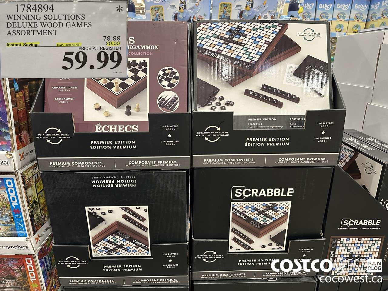 1784894 WINNING SOLUTIONS DELUXE WOOD GAMES ASSORTMENT ($20.00 INSTANT SAVINGS EXPIRES ON 2025-01-05) $59.99