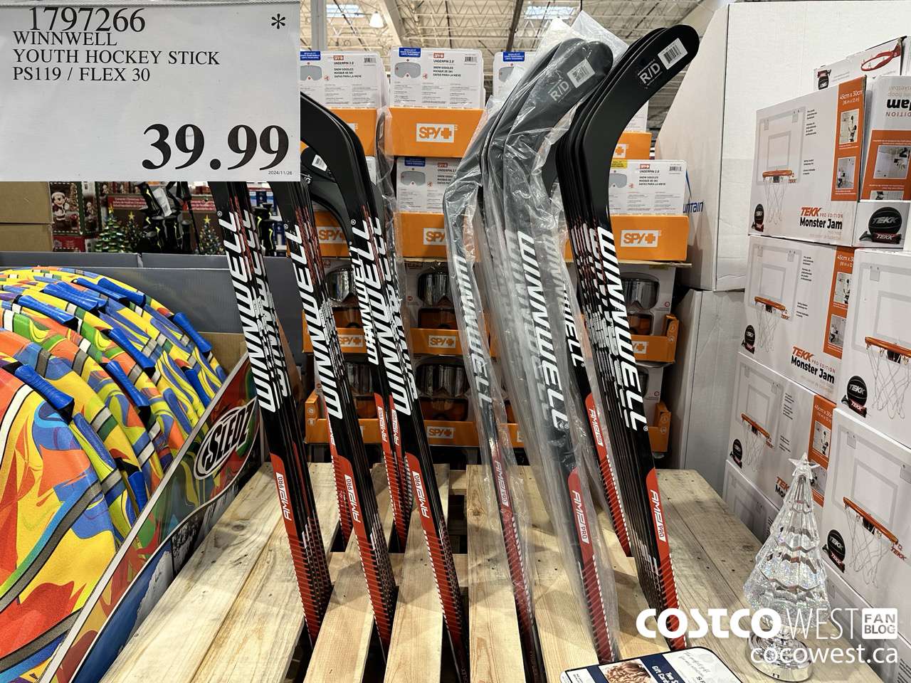 1797266 WINNWELL YOUTH HOCKEY STICK PS119/FLEX 30 $39.99