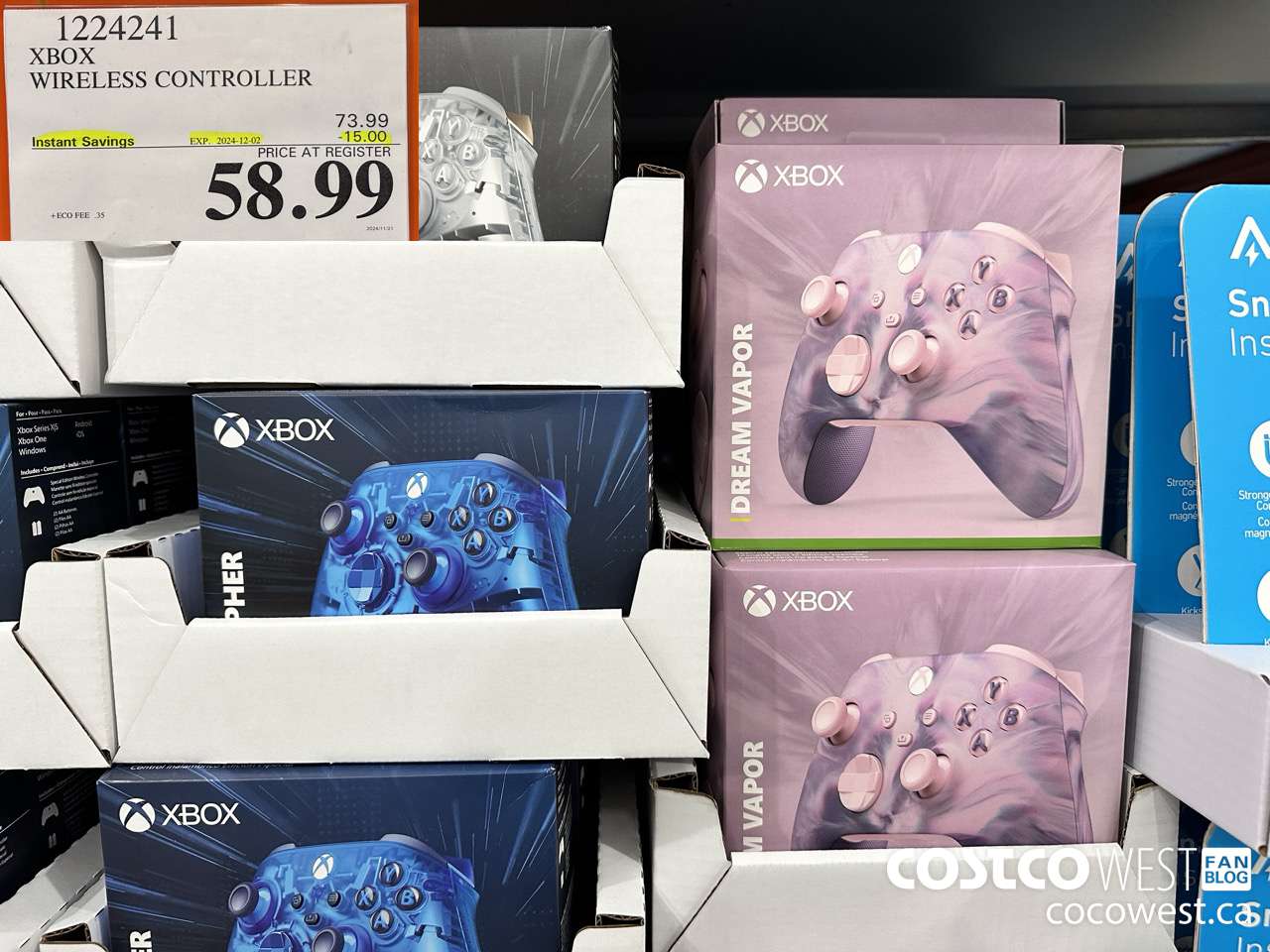 1224241 XBOX WIRELESS CONTROLLER ($15.00 INSTANT SAVINGS EXPIRES ON 2024-12-02) $58.99