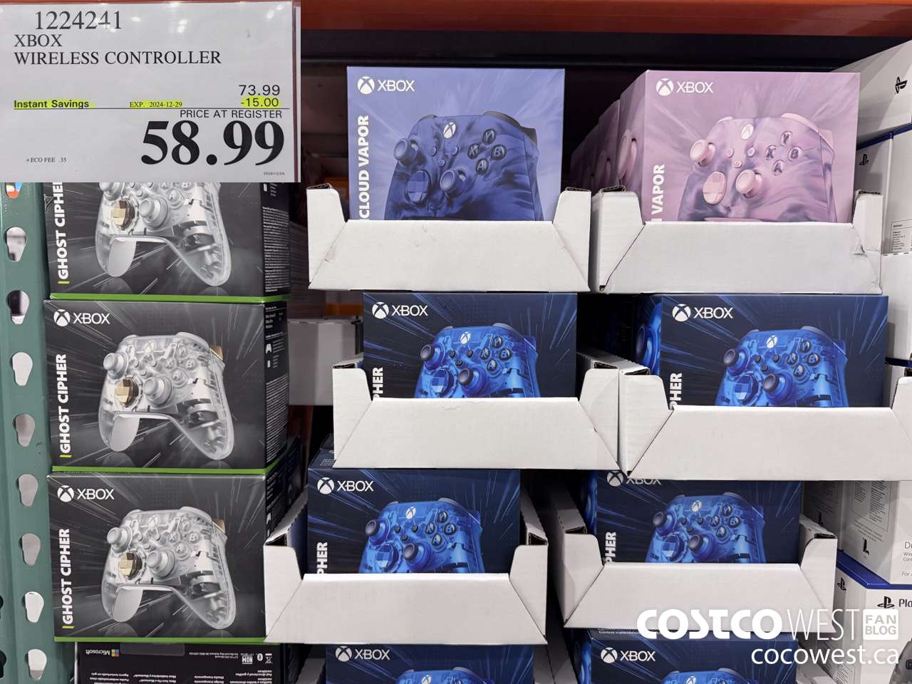 1224241 XBOX WIRELESS CONTROLLER ($15.00 INSTANT SAVINGS EXPIRES ON 2024-12-29) $58.99