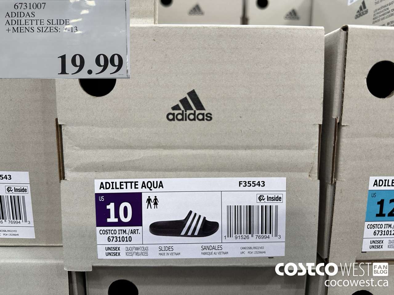 6731007 ADIDAS ADILETTE SLIDE MENS SIZES 7-13 $19.99