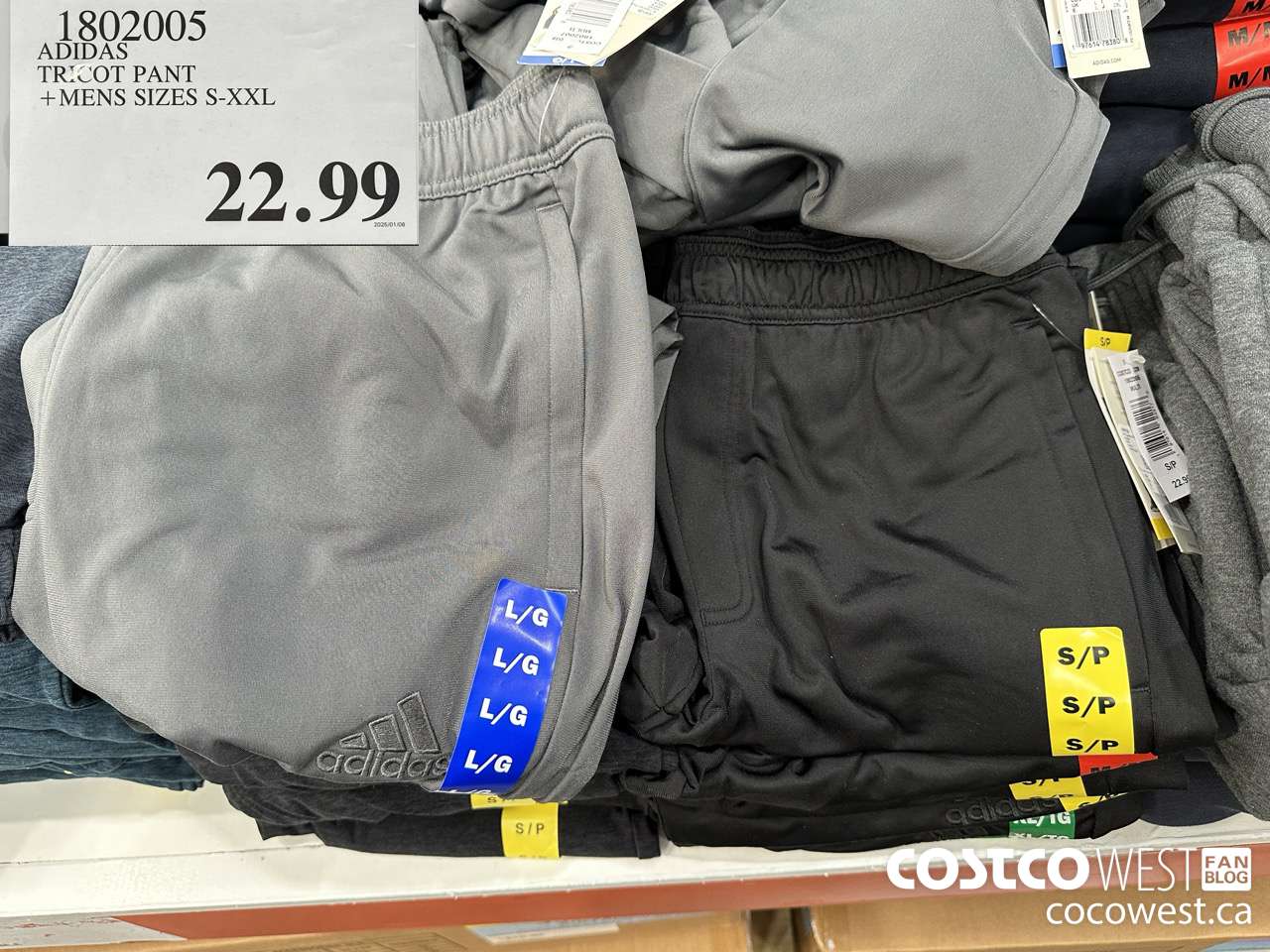 1802005 ADIDAS TRICOT PANT MENS SIZES S-XXL $22.99