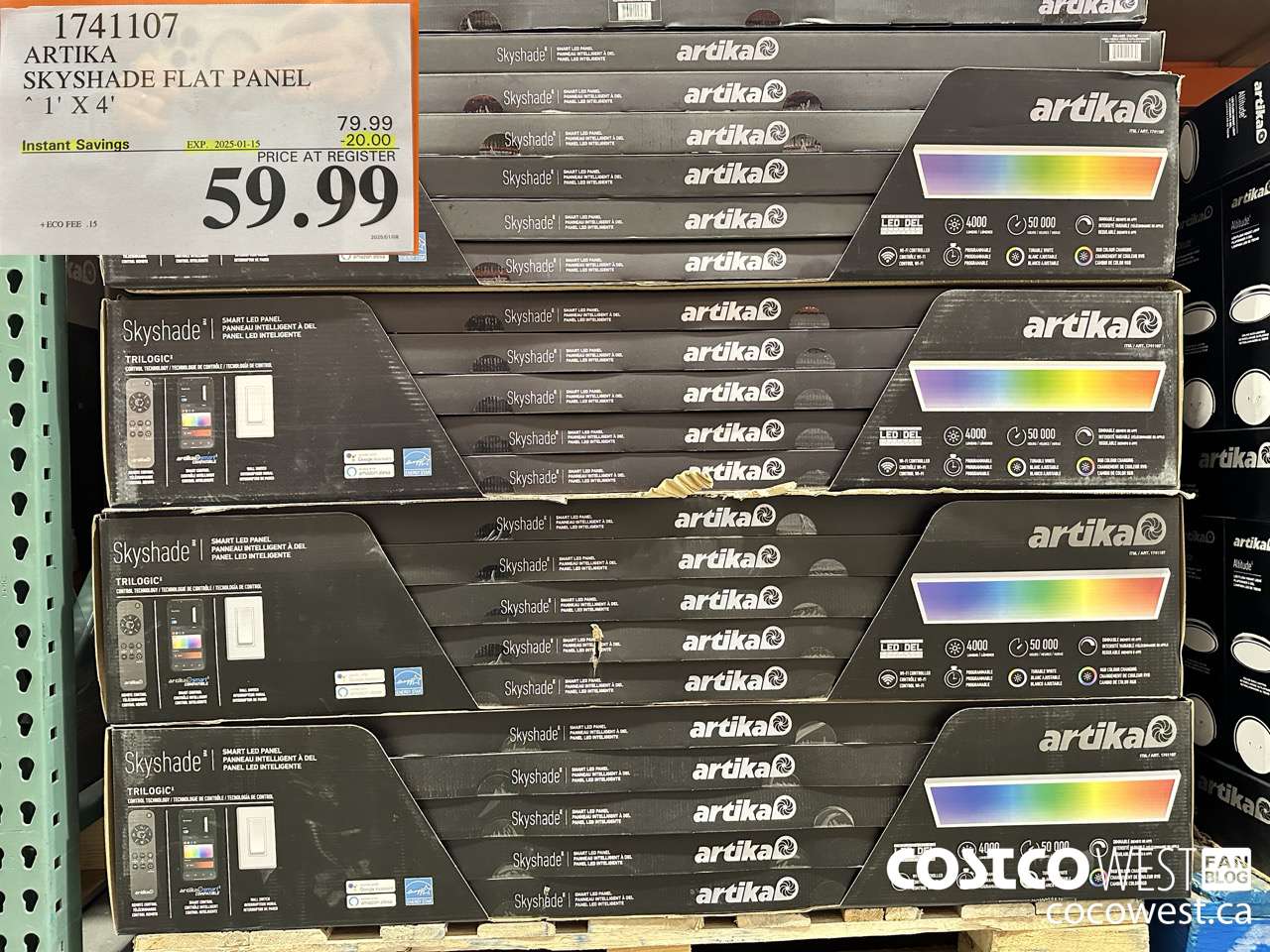 1741107 ARTIKA SKYSHADE FLAT PANEL ($20.00 INSTANT SAVINGS EXPIRES ON 2025-01-15) $59.99