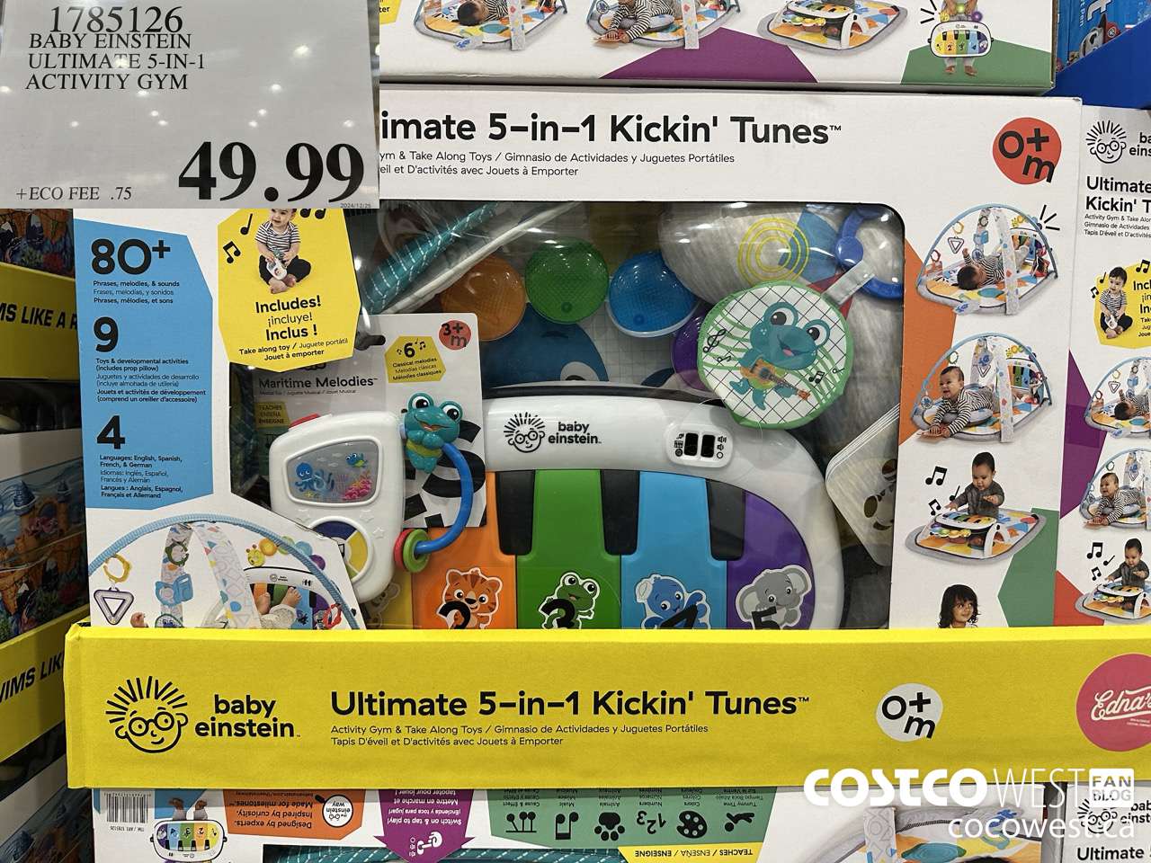 1785126 BABY EINSTEIN ULTIMATE 5-IN-1 ACTIVITY GYM $49.99
