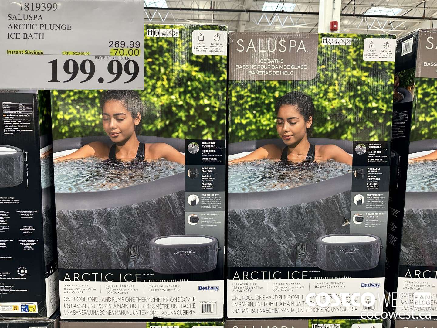 1819399 BESTWAY ARCTIC PLUNGE ICE BATH ($70.00 INSTANT SAVINGS EXPIRES ON 2025-02-02) $199.99
