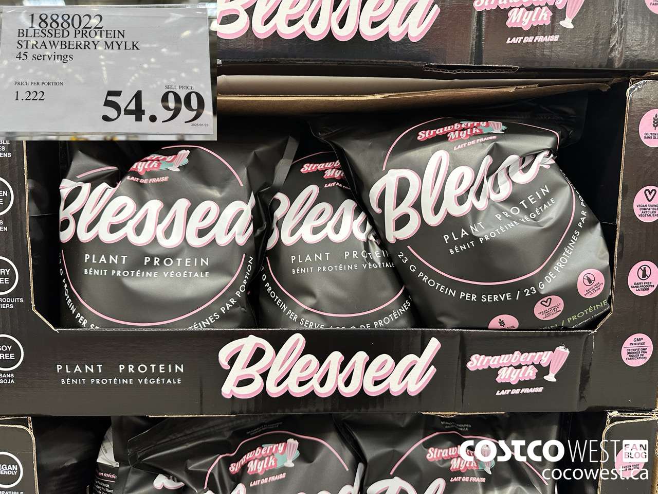 1888022 BLESSED PROTEIN STRAWBERRY MYLK 45 SERVINGS $54.99