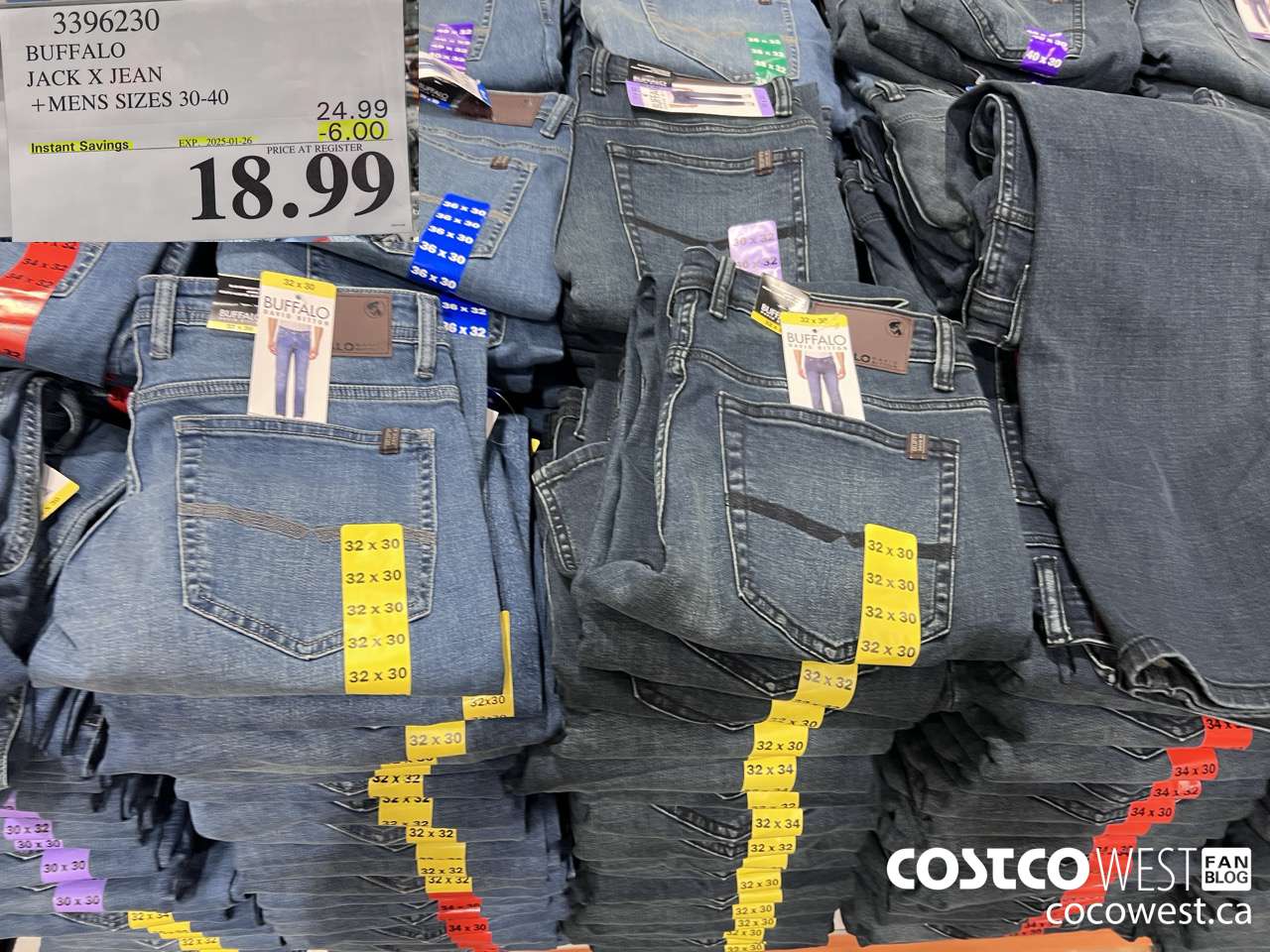 3396230 BUFFALO JACK X JEAN MENS SIZES 30-40 ($6.00 INSTANT SAVINGS EXPIRES ON 2025-01-26) $18.99