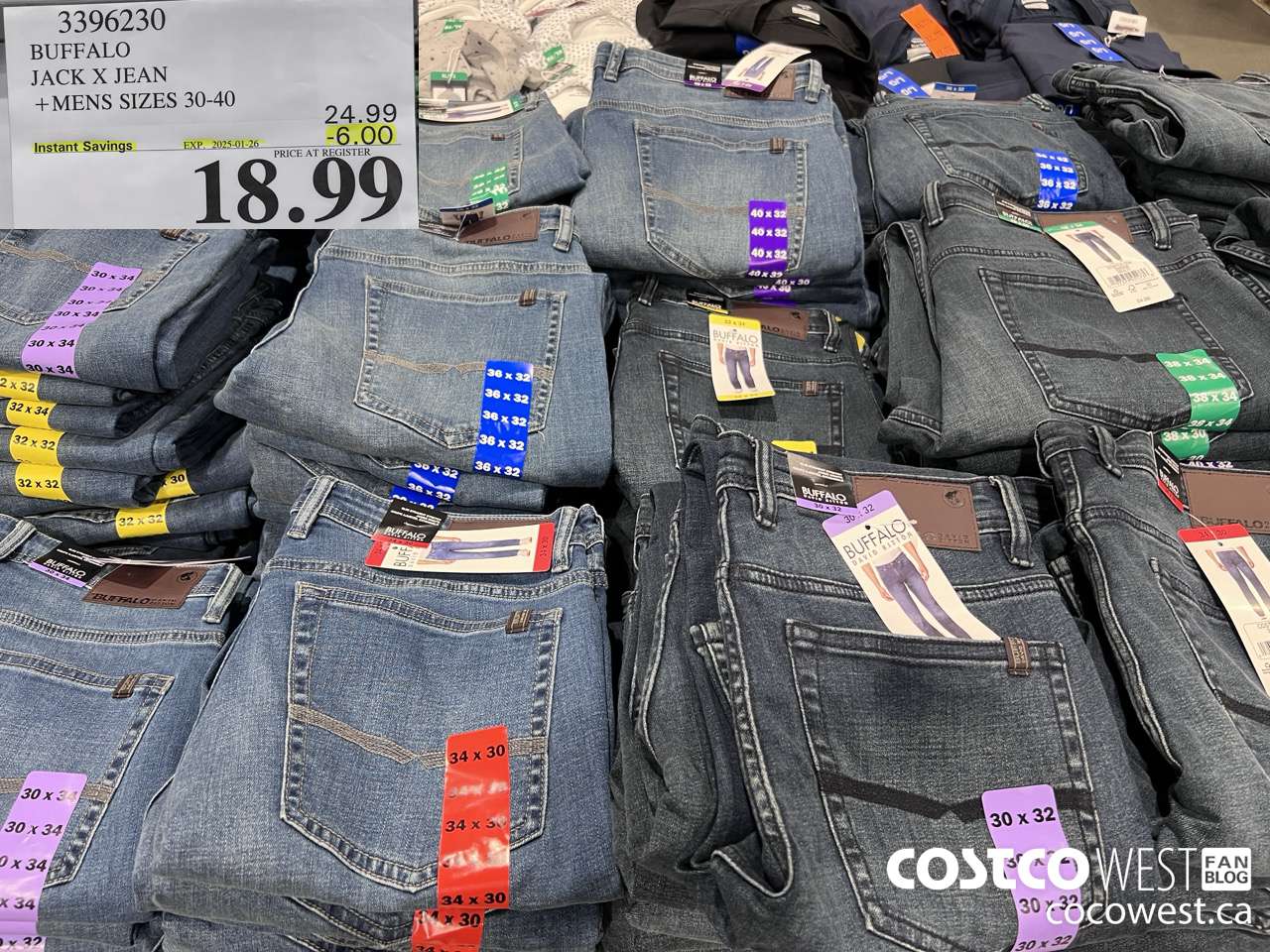 3396230 BUFFALO JACK X JEAN MENS SIZES 30-40 ($6.00 INSTANT SAVINGS EXPIRES ON 2025-01-26) $18.99