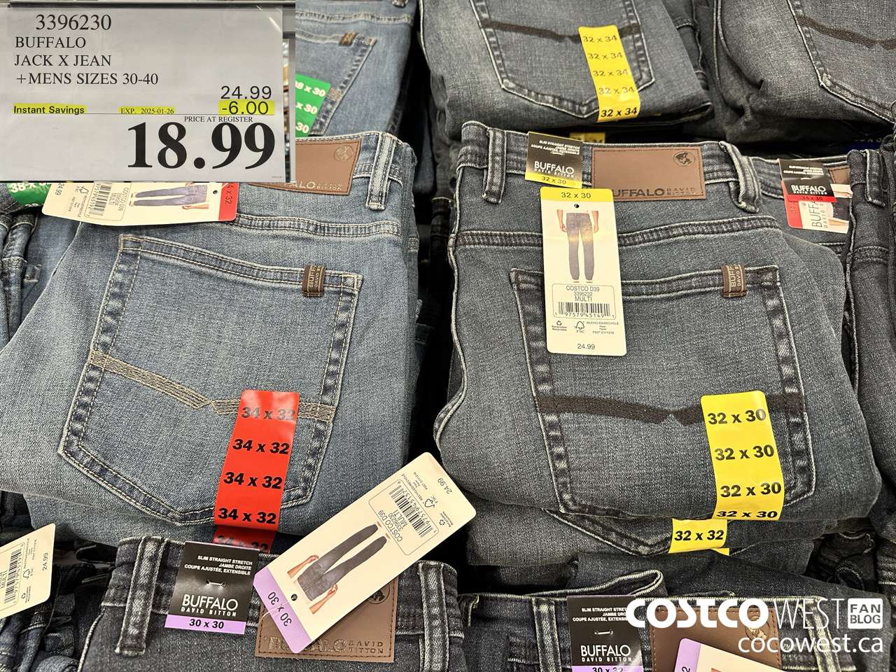 3396230 BUFFALO JACK X JEAN MENS SIZES 30-40 ($6.00 INSTANT SAVINGS EXPIRES ON 2025-01-26) $18.99