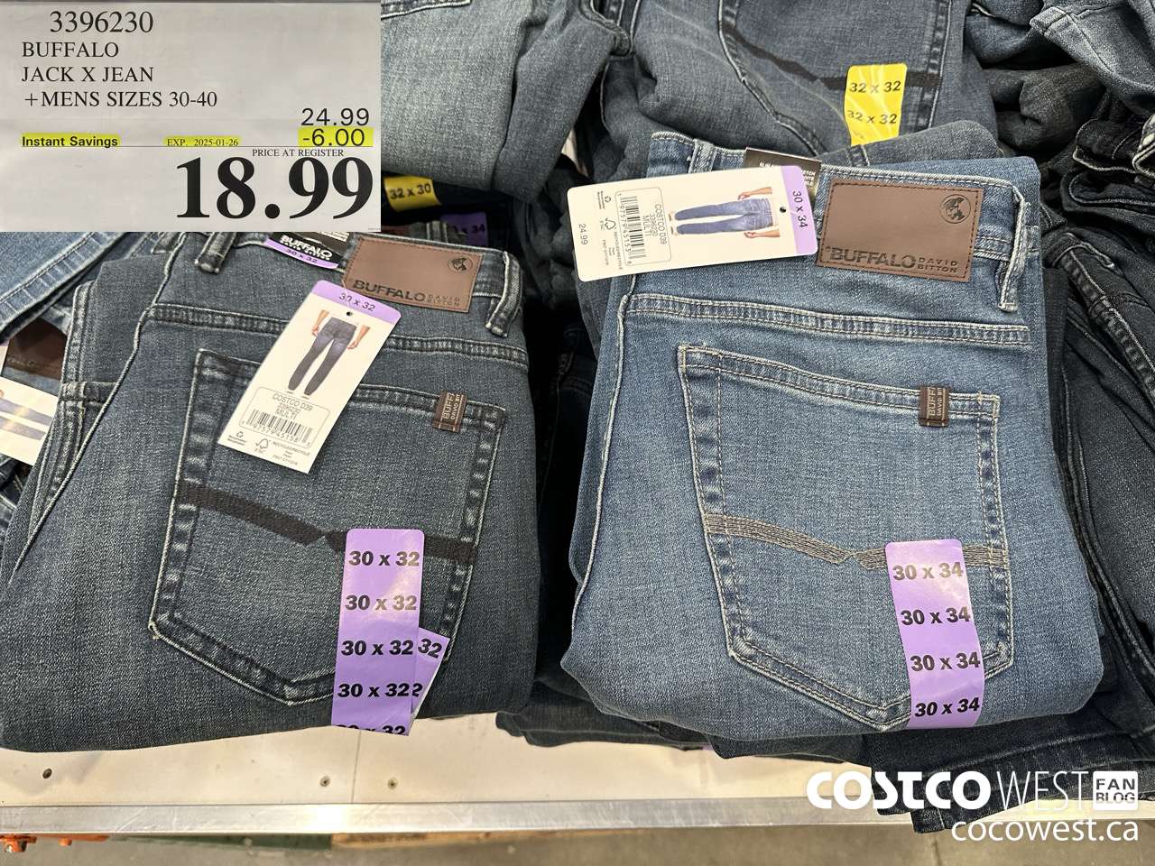 3396230 BUFFALO JACK X JEAN MENS SIZES 30-40 ($6.00 INSTANT SAVINGS EXPIRES ON 2025-01-26) $18.99