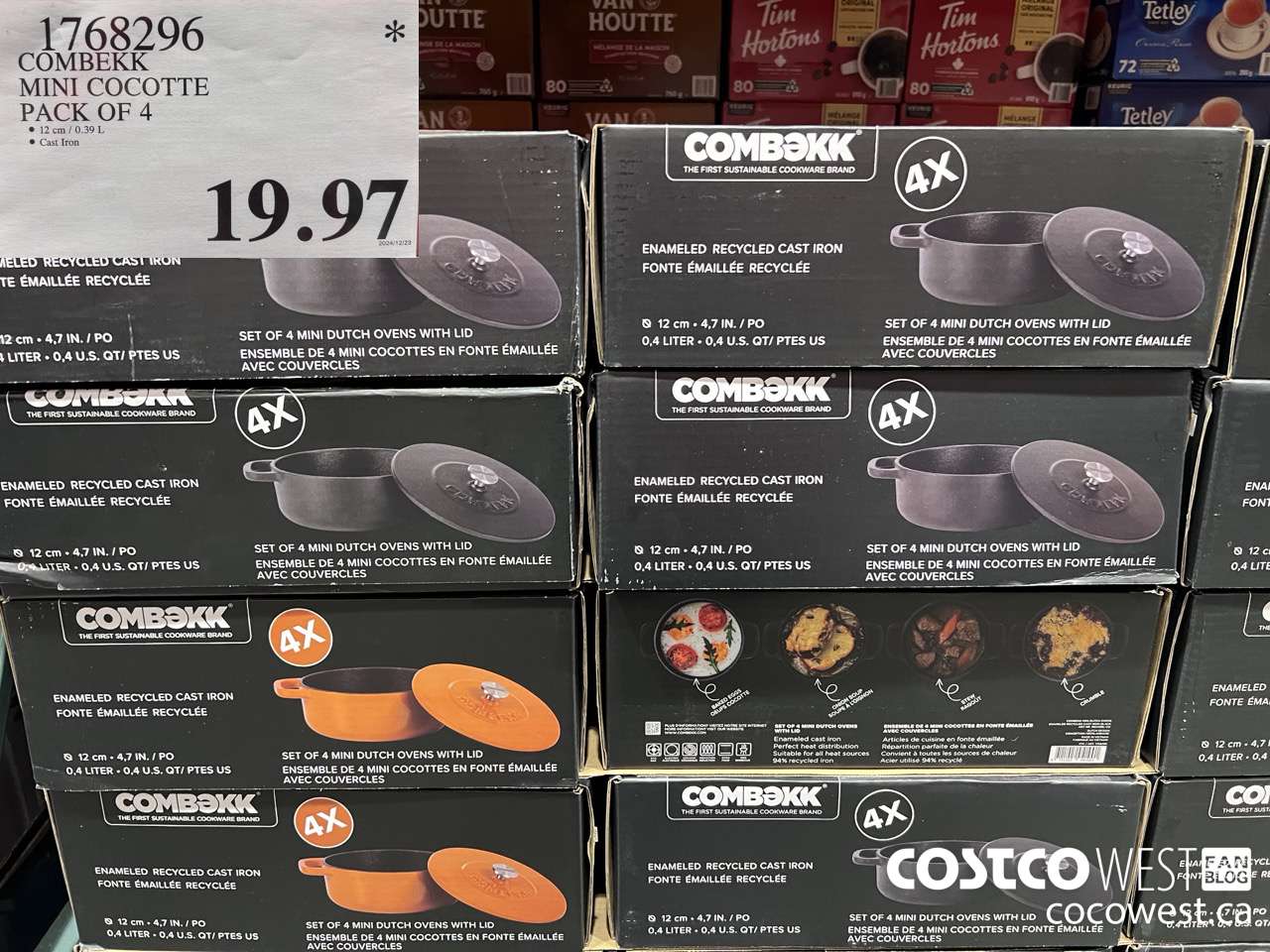 1768296 COMBEKK MINI COCOTTE PACK OF 4 $19.97