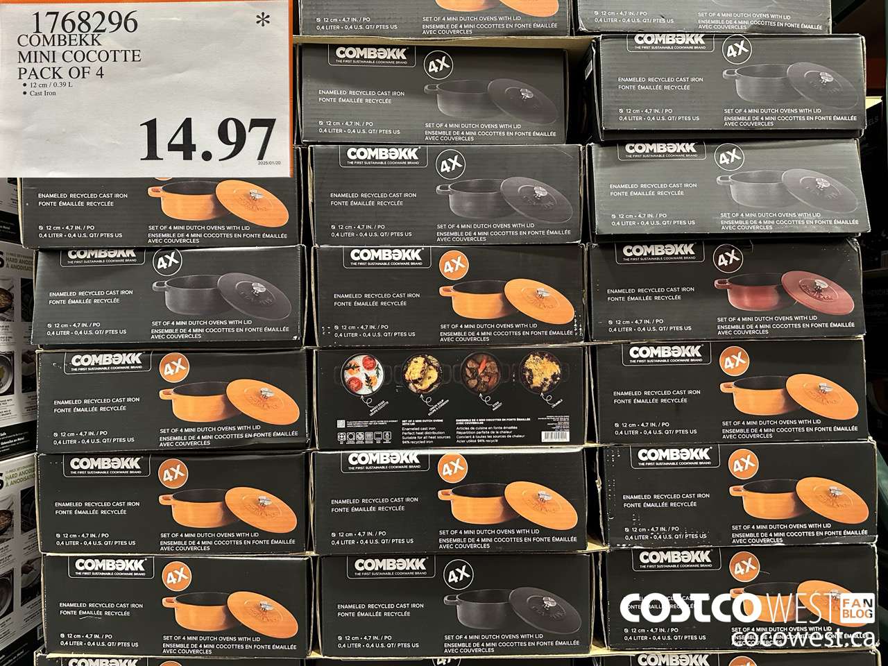 1768296 COMBEKK MINI COCOTTE PACK OF 4 $14.97