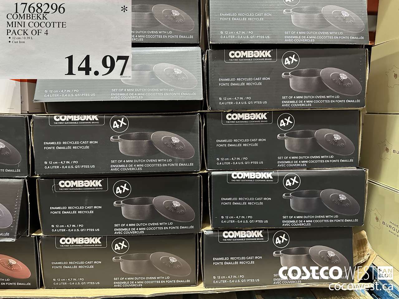 1768296 COMBEKK MINI COCOTTE PACK OF 4 $14.97