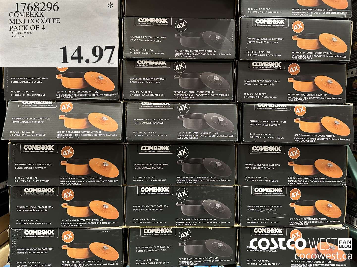 1768296 COMBEKK MINI COCOTTE PACK OF 4 $14.97