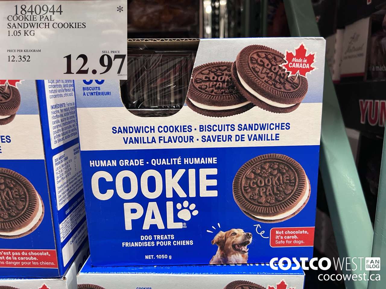 1840944 COOKIE PAL SANDWICH COOKIES 1.05 KG $12.97