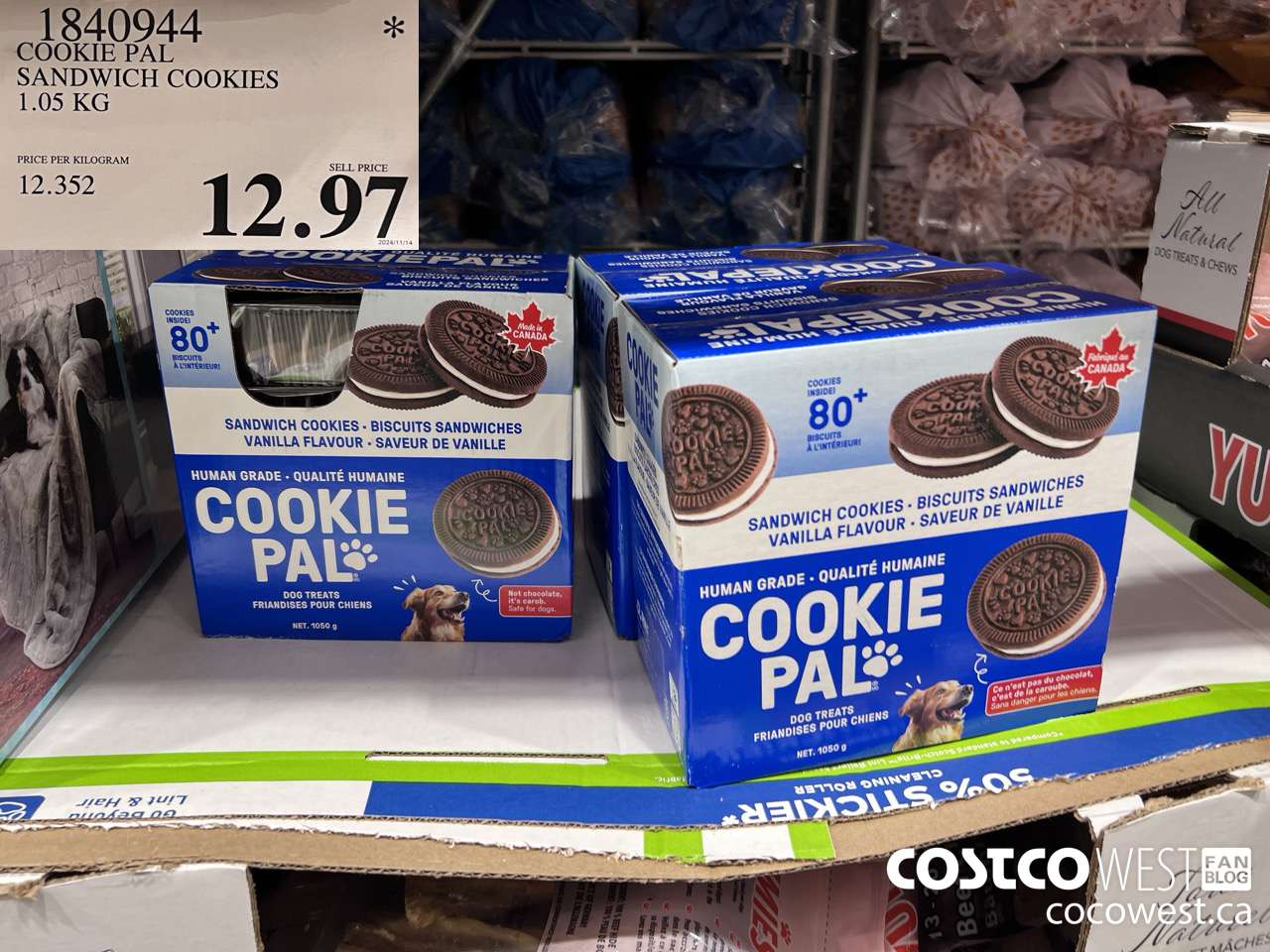 1840944 COOKIE PAL SANDWICH COOKIES 1.05 KG $12.97