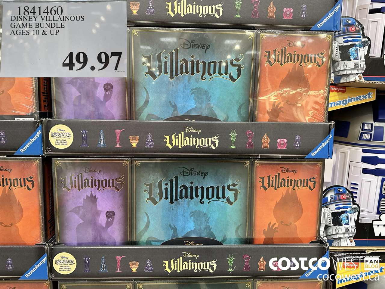 1841460 DISNEY VILLAINOUS GAME BUNDLE AGES 10 & UP $49.97
