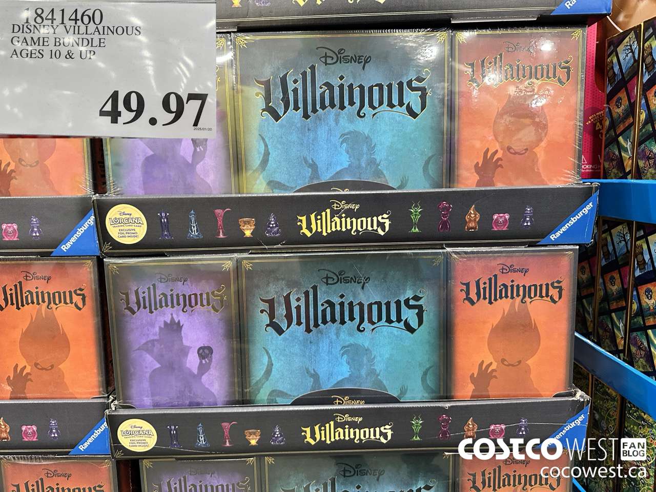1841460 DISNEY VILLAINOUS GAME BUNDLE AGES 10 & UP $49.97