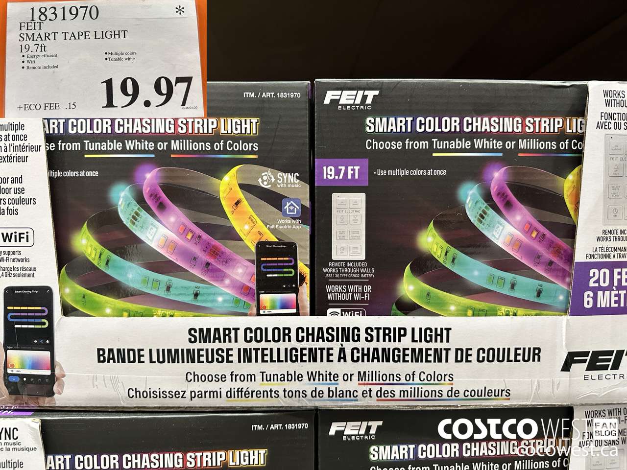 1831970 FEIT SMART TAPE LIGHT 20FT $19.97