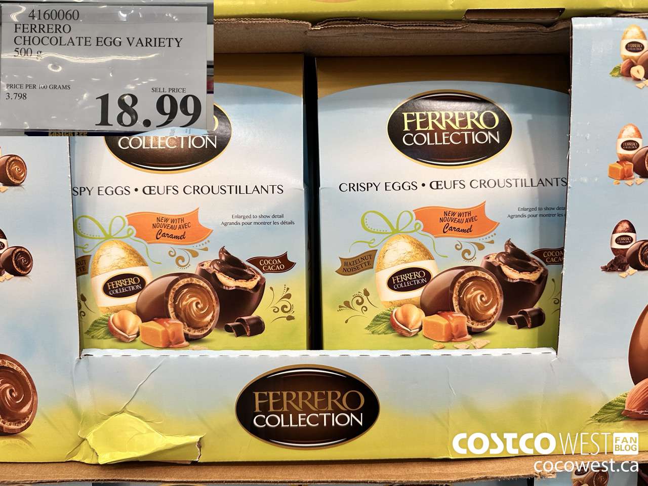 4160060 FERRERO CHOCOLATE EGG VARIETY 500G $18.99