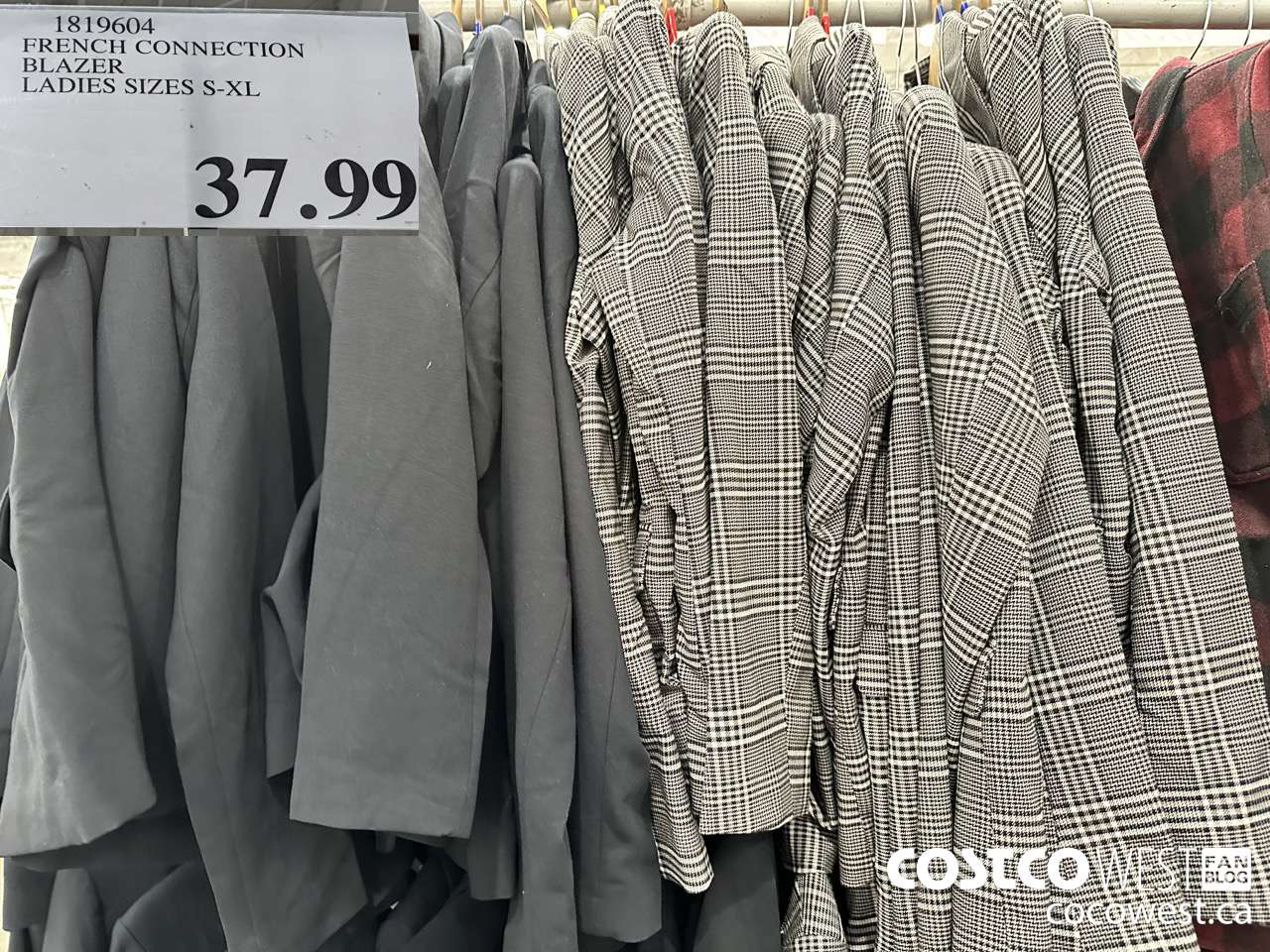 1819604 FRENCH CONNECTION BLAZER LADIES SIZES S-XL $37.99