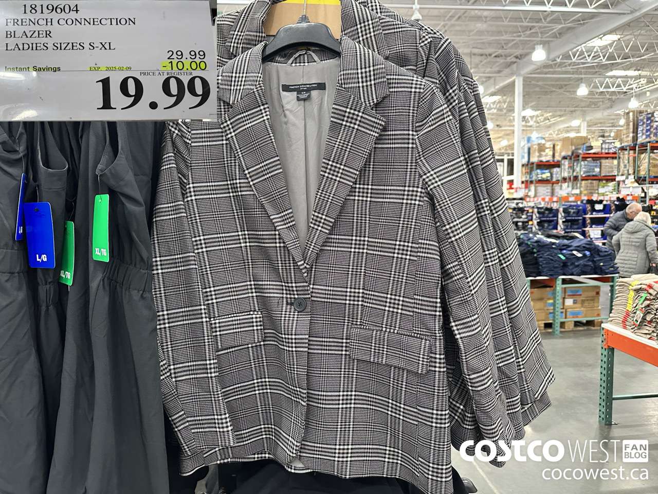 1819604 FRENCH CONNECTION BLAZER LADIES SIZES S-XL ($10.00 INSTANT SAVINGS EXPIRES ON 2025-02-09) $19.99