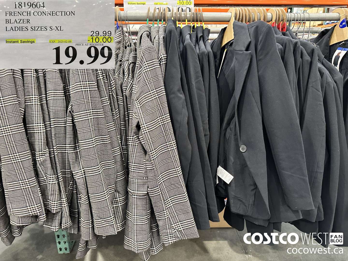 1819604 FRENCH CONNECTION BLAZER LADIES SIZES S-XL ($10.00 INSTANT SAVINGS EXPIRES ON 2025-02-09) $19.99