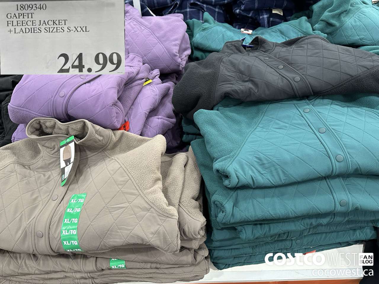 1809340 GAPFIT FLEECE JACKET LADIES SIZES S-XXL $24.99